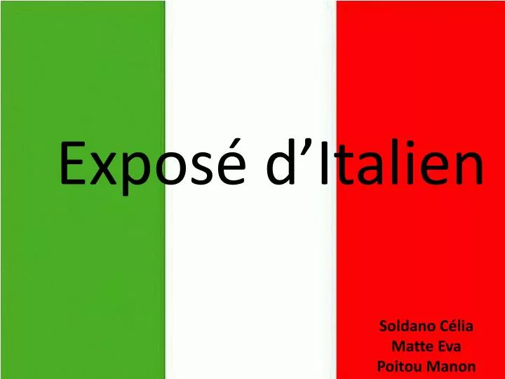 expos d italien