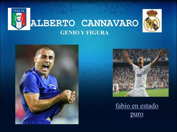 alberto cannavaro genio y figura