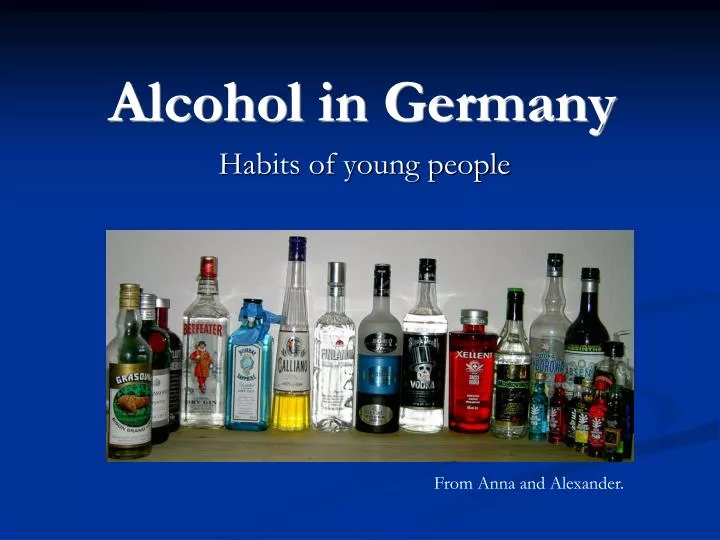 alcohol in germany