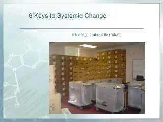 6 Keys to Systemic Change
