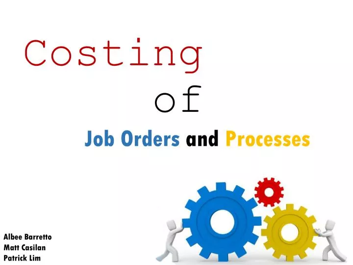 costing of