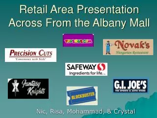 Retail Area Presentation Across From the Albany Mall