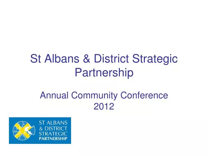 st albans district strategic partnership