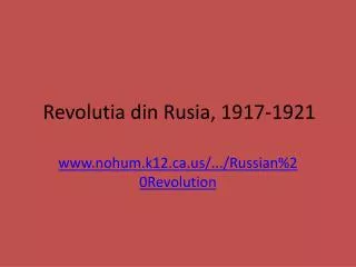 Revoluti a din Rusia , 1917-1921