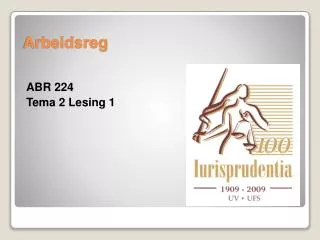 arbeidsreg