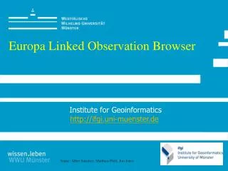 Europa Linked Observation Browser