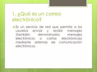 1 qu es un correo electr nico