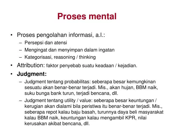 proses mental