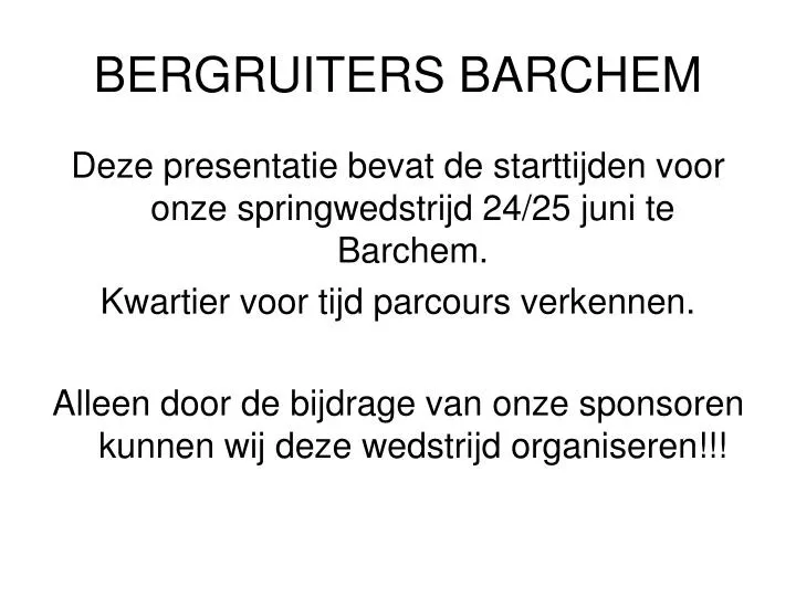 bergruiters barchem