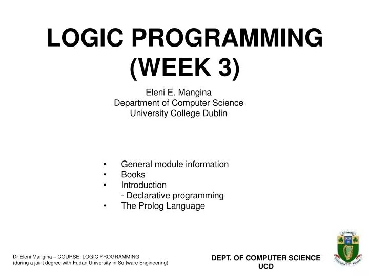logic programming week 3