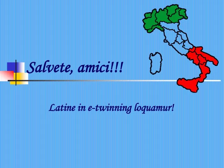 latine in e twinning loquamur