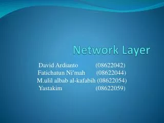 network layer