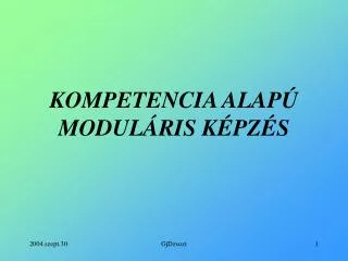 kompetencia alap modul ris k pz s