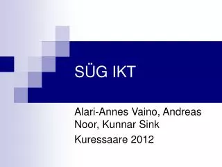 s g ikt