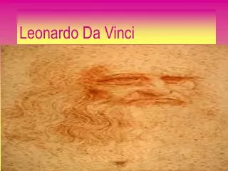 leonardo da vinci