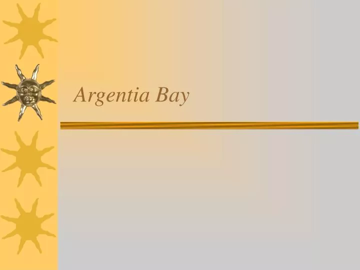 argentia bay