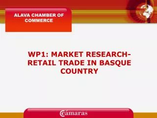 WP1: MARKET RESEARCH-RETAIL TRADE IN BASQUE COUNTRY