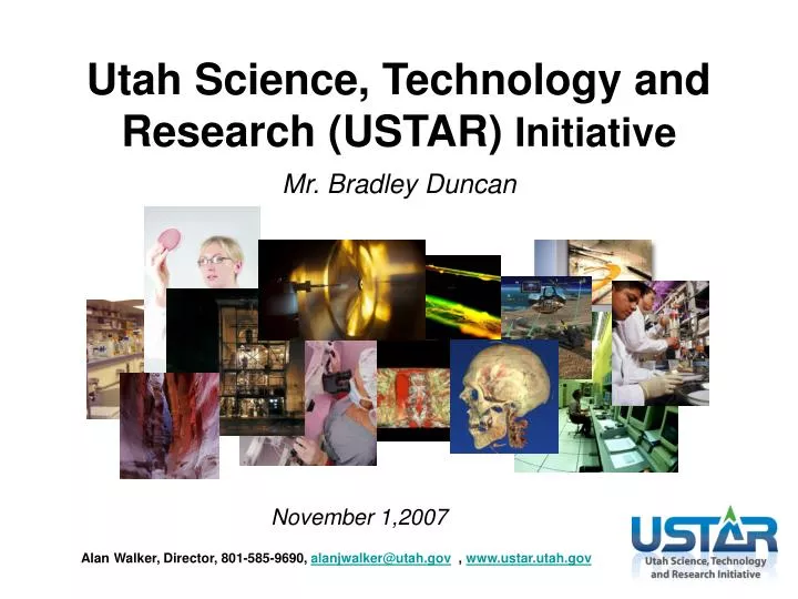 utah science technology and research ustar initiative