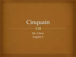 Cinquain