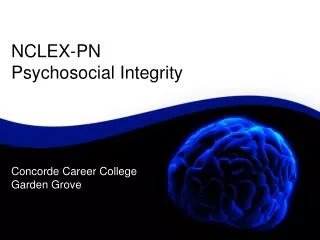 NCLEX-PN Psychosocial Integrity