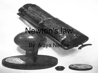 newton s law