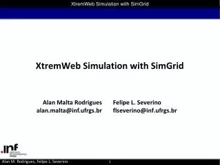 XtremWeb Simulation with SimGrid