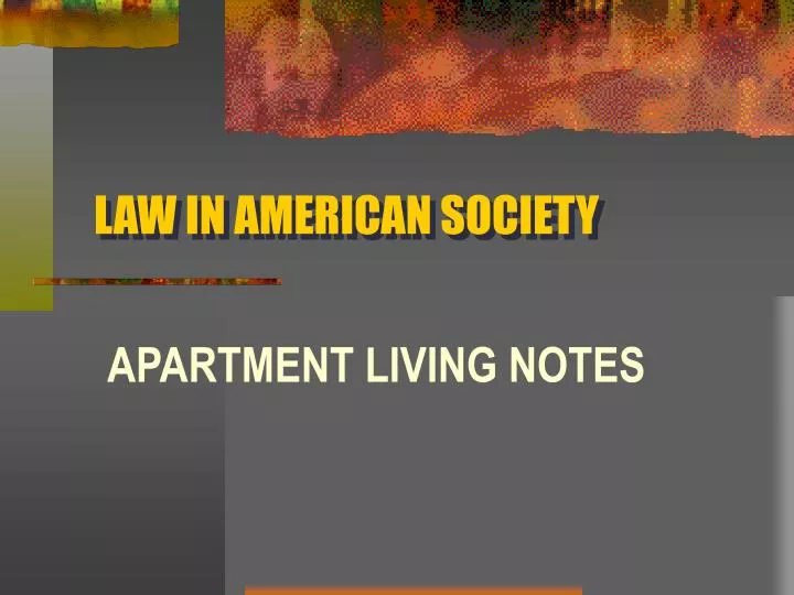 law in american society