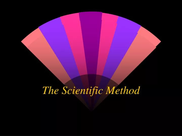 the scientific method