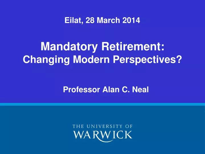 mandatory retirement changing modern perspectives