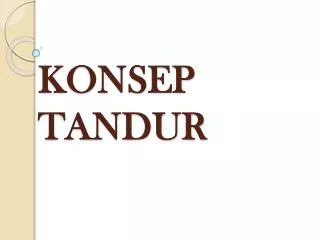 KONSEP TANDUR