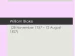William Blake - slide 1