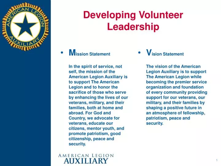 developing volunteer leadership