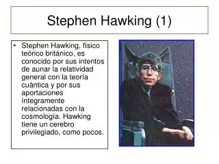 stephen hawking 1