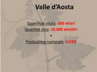 valle d aosta
