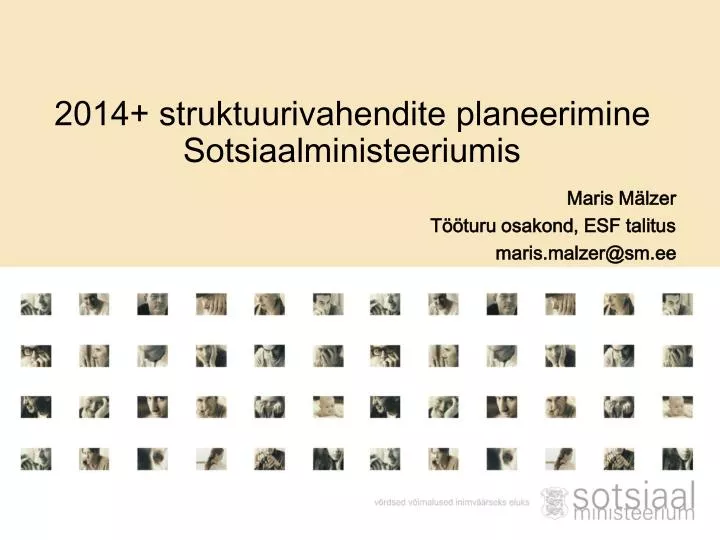 2014 struktuurivahendite planeerimine sotsiaalministeeriumis