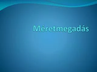 m retmegad s