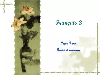 fran ais 3