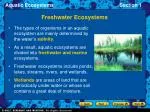 Freshwater Ecosystems - slide 1