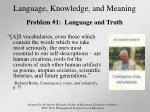 Language, Knowledge, and Meaning - slide 1