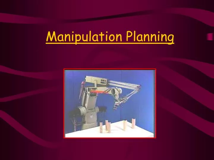 manipulation planning