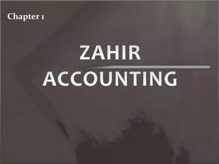 zahir accounting