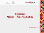 Comercio México – América Latina - slide 1