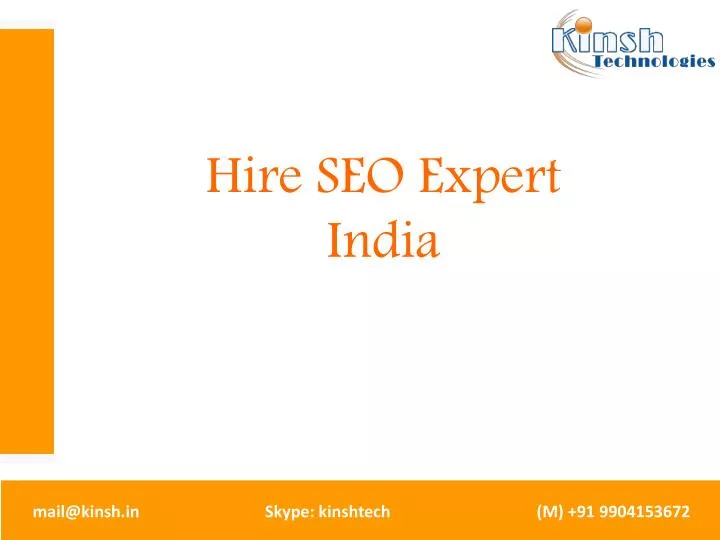 hire seo expert india