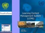 Learning Content Management System (LCMS) - slide 1