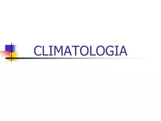 climatologia