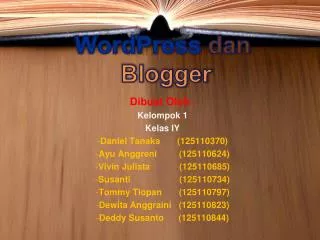 wordpress dan blogger