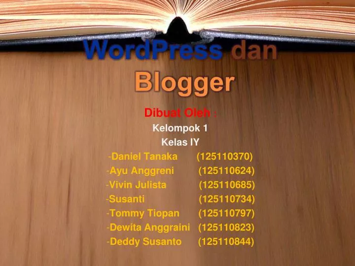 wordpress dan blogger