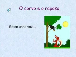 o corvo e o raposo
