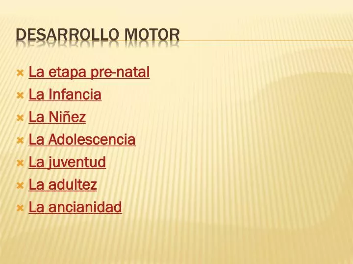 desarrollo motor