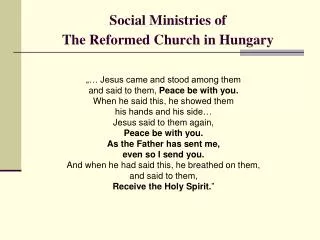 Social Ministries of The Reformed Church in Hungary